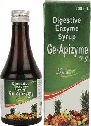 SBS Herbal G Apizyme Syrup DS - Sugarfree, 100% Ayurvedic Digestive Tonic, All Natural