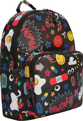 RPT PRIME Black Colourfull Bagpack for girls elegant and stylish. Multipurpose Bag