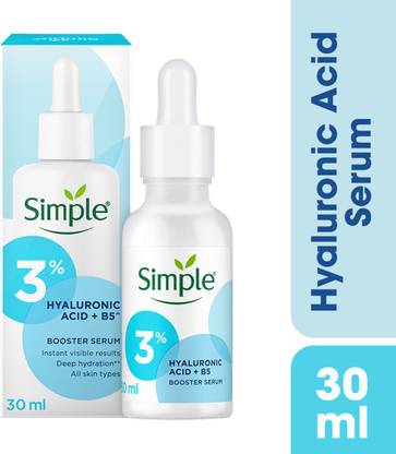 Simple Booster Serum - 3% Hyaluronic Acid + B5 For Deep Hydration