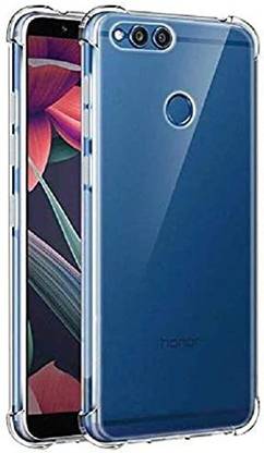 Futuristic Today Back Cover for Honer 7X Soft Silicon Flexible Shockproof Camera Protection Cushioned Edges Crystal Clear