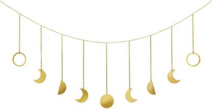 inshreys Room Decor, Wall Hanging, Moon Phase Wall Hanging, Moon Phases Art Deity Ornament
