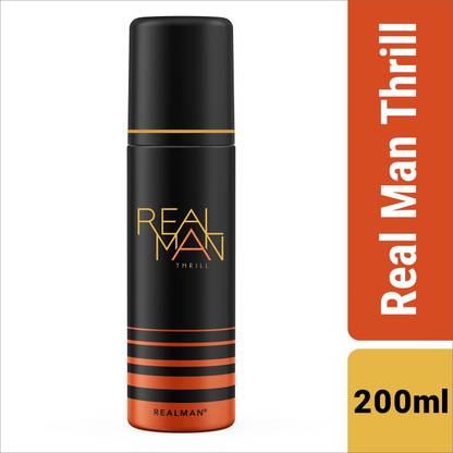 Real Man Thrill Body Spray – For Men  (200 ml) at Rs. 44