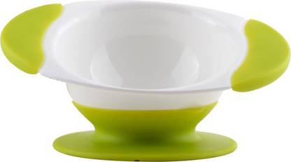 FARLIN 360° Baby Bowl - Green  - Food Grade Plastic