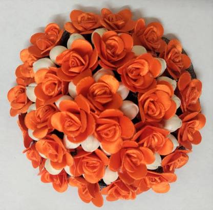 Ruhci flower Bun Juda Maker Flower Gajra Bun