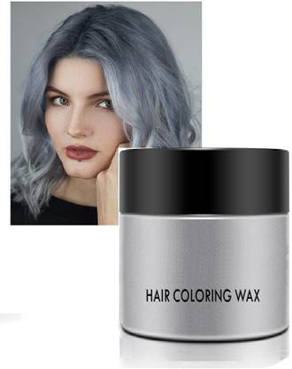 REIMICHI Temporary hair Grey color wax instant hair color for man and woman , grey