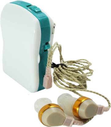 Anu Ear Machine with V Cord- 8 Volume Setup Sound Enhancement Amplifier Pocket Machine Hearing Aid