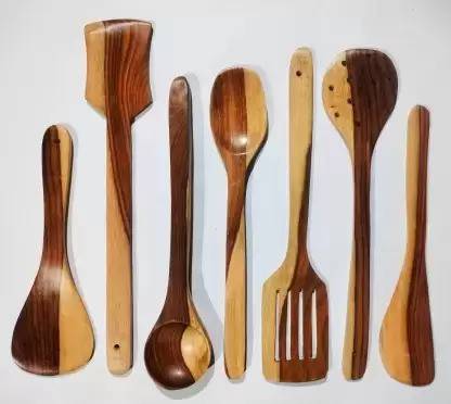 Kalen Myer's Decors Spoons&Spatula for Cooking, Sleek, Sold and Non-Stick Cookware for kKtchen use Kitchen Tool Set