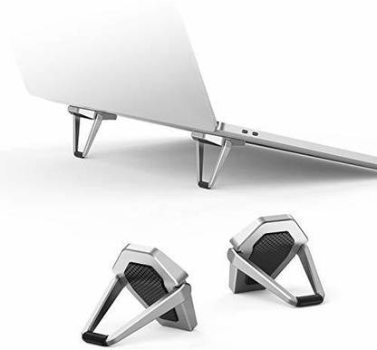 TECHGEAR Adjustable Laptop and Keyboard Stand-2PCS | Ergonomic Laptop Mount Laptop Stand Adjustable Laptop and Keyboard Stand-2PCS | Ergonomic Laptop Mount Aluminium Desk Stand Rotatable Laptop Stand with Adjustable Height Compatible with Universal Laptops