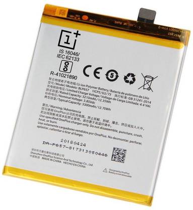 Saulen Mobile Battery For  OnePlus 6 A6000 A6003 Battery Original With 6 Months Warranty