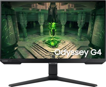 SAMSUNG Odyssey G4 25 Inch Full HD IPS Panel with Ergonomic Stand, HDR10, Dual Sync Compatible, Wide Viewing Angle Gaming Monitor (LS25BG400EWXXL)