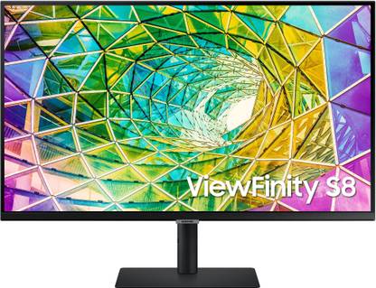 SAMSUNG 81.28 cm (32 Inch) 4K Ultra HD VA Panel with HDR10, Height Adjustable Stand, TUV-Certified Intelligent Eye Care High Resolution Monitor (LS32A800NMWXXL)