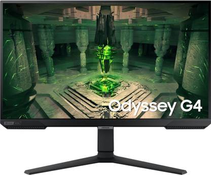 [For HDFC Credit Card] SAMSUNG Odyssey G4 27 inch Full HD IPS Panel with Ergonomic Stand, HDR10, Dual Sync Compatible, Wide Viewing Angle Gaming Monitor (LS27BG400EWXXL)  (NVIDIA G Sync, Response Time: 1 ms, 240 Hz Refresh Rate)