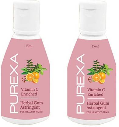 PUREXA Herbal Gum Astringent (15ml X 2) - Vitamin C Enriched