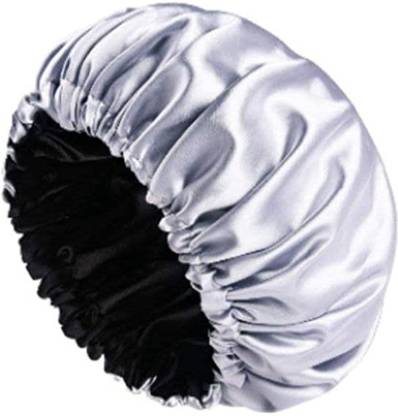 TIVRA Satin-Silky-Silver-Sleep-Cap 1