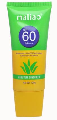 maliao Sunscreen - SPF 50 PA+++ Aloe Vera Sunscreen SPF 60PA+++