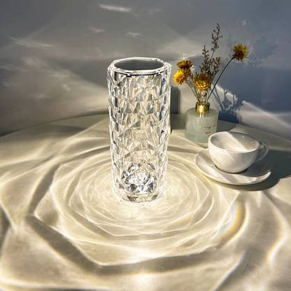HAmaz Diamond Table Lamp Acrylic Night Lamp in 3 color changing lighting Adjustabl Table Lamp