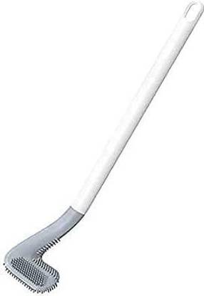 Siskey olf Shape Toilet Brush Cleaner with Hanger Hook, Toilet Brush with Holder