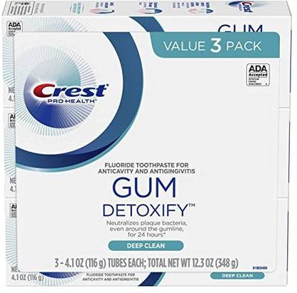 Crest Toothpaste Gum Detoxify Deep Clean Toothpaste