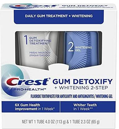 Crest Pro-Health Gum Detoxify + Whitening Two- Step Toothpaste Toothpaste