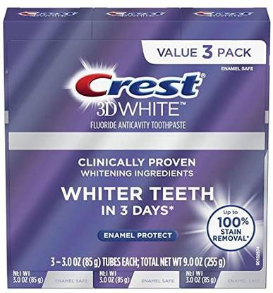 Crest 3D White Teeth Whitening Toothpaste Professional Enamel Protect Toothpaste