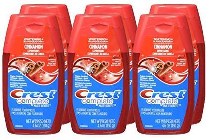 Crest Complete Whitening Plus Expressions Cinnamon Rush Liquid Gel Toothpaste Toothpaste