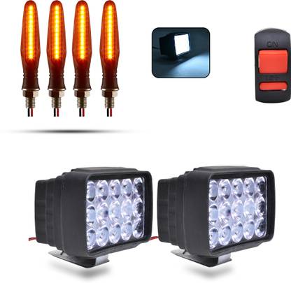 Autofledge Front, Rear, Side LED Indicator Light for Bajaj, Bullet, Datsun, Hero, Honda, KTM, Kawasaki, Royal Enfield, TVS, Universal For Bike, Yamaha 3 Series, 4 Series, 5 Series, 6 Series