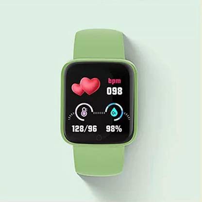 Tech Beast A1 Green, 1.44 inches Color Smart Watch Men Women Fitness Tracker Smartwatch