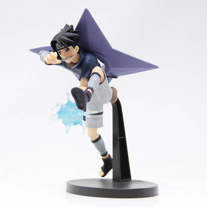 Mubco Naruto Uchiha Sasuke with Shuriken PVC Statue Anime Action Figure Collection Toy