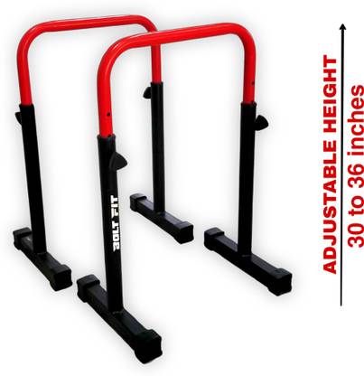 Bolt Fit Adjustable Dips Bar Dip Station