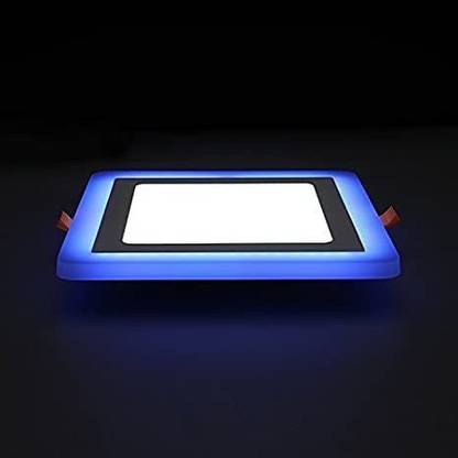 Syska 2 in 1 Led Panel White & blue Recessed Ceiling Lamp