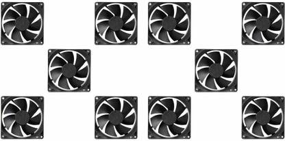 The Shoptron DC 12V Cooling Fan for PC Case,DC 12V Cooling Fan,3 Inches Fan Pack of 10 Cooling Fan All in one Cooler