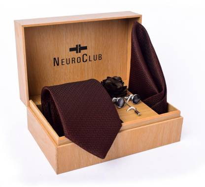 NEUROCLUB Metal Cufflink & Tie Pin Set