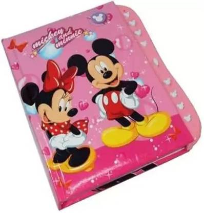 Paper Bear Mickey Mouse A4 Diary single 80 Pages