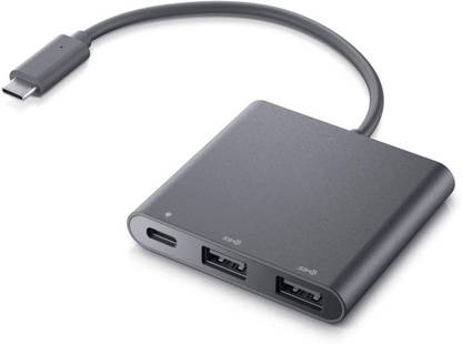 ULTRABYTES USB-C to Dual USB-A with Power Pass-Through Adapter USB-C to Dual USB-A with Power Pass-Through Adapter