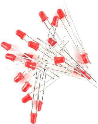 22 TECH 100 Pics 3mm RED LED Light Electronic Hobby Kit