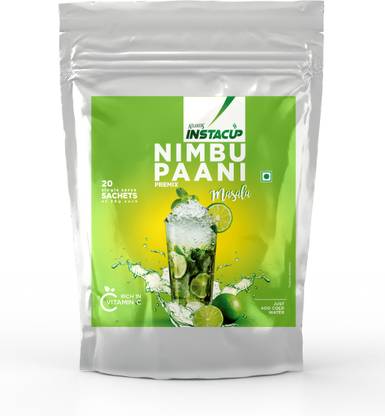 ATLANTIS Instant Nimbu Paani Masala Energy Soft Drink 20 Sachets Each 20g Hydration Drink