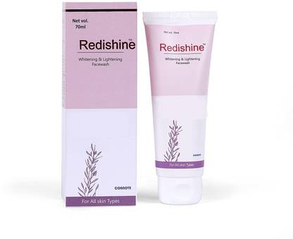 Redishine With Vitamin C For Skin Lightening & Whitening facewash ( pack of 1*70ml ) Face Wash