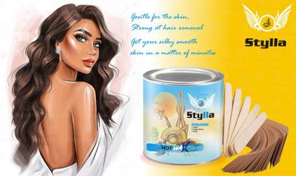 Stylla HOT WAX STRIP AND STICK FOR ALL SKIN SOFT WAX FULL BODY WAX GOOD FOR YOUR SKIN Wax
