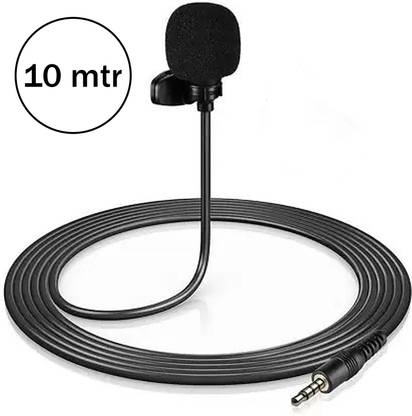 WRADER Professional Grade 10 Meter Collar Microphone Long Wire Collar Mic for YouTube Microphone