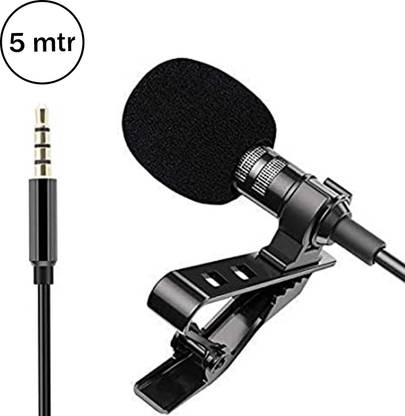 WRADER Professional Grade 5 Meter Collar Microphone Long Wire Collar Mic for YouTube Microphone