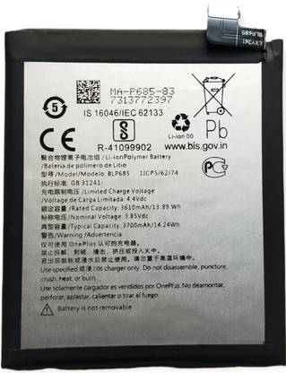 Full Energy Mobile Battery For  Oneplus 6T , 1+ 6T , A6010 , A6013 , BLP685