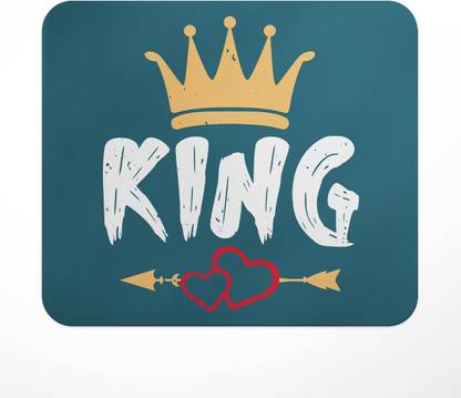 LASTWAVE King, Graphic Printed Mouse Pad for Computer, PC, Laptop, Gaming, Travel Non Slip Base Mousepad