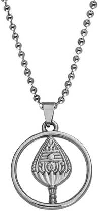 Shiv Jagdamba South Indian Lord Murugan Subrahmanya Vel Gift Sterling Silver Stainless Steel Pendant
