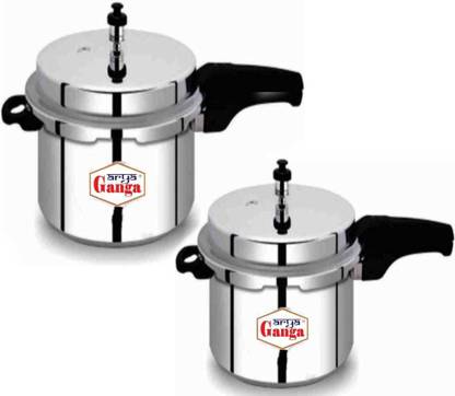 arya ganga ARYA GANGA 12&10 Ltr Pressure Cooker 12 L, 10 L Outer Lid Pressure Cooker