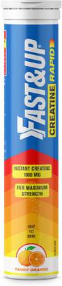 FAST&UP Creatine Rapid - 1000mg Instant Creatine Monohydrate For Sustained Performance Creatine