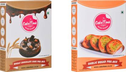 Cake Time Chocolate Cake & Garlic Bread 500 g