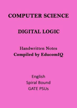 Digital Logic Notes Of Computer Science For GATE