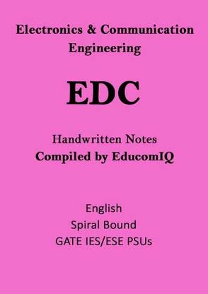 EDC Class Notes Of Electrical Engineering For GATE ESE PSUs