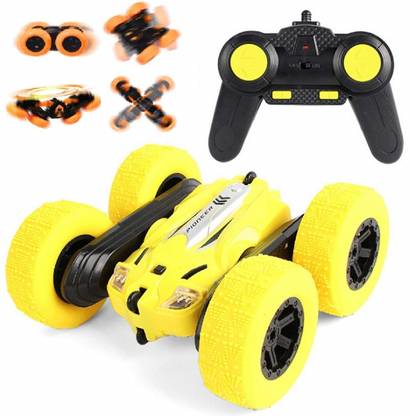 KTRS Stunt RC Car Remote Control Car Flips Double Multi Colour as per Availability)