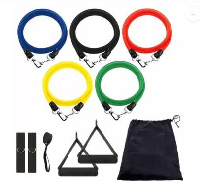 PHB Power resistance band 11 Pcs Set for Beginner to Experts Resistance Tube